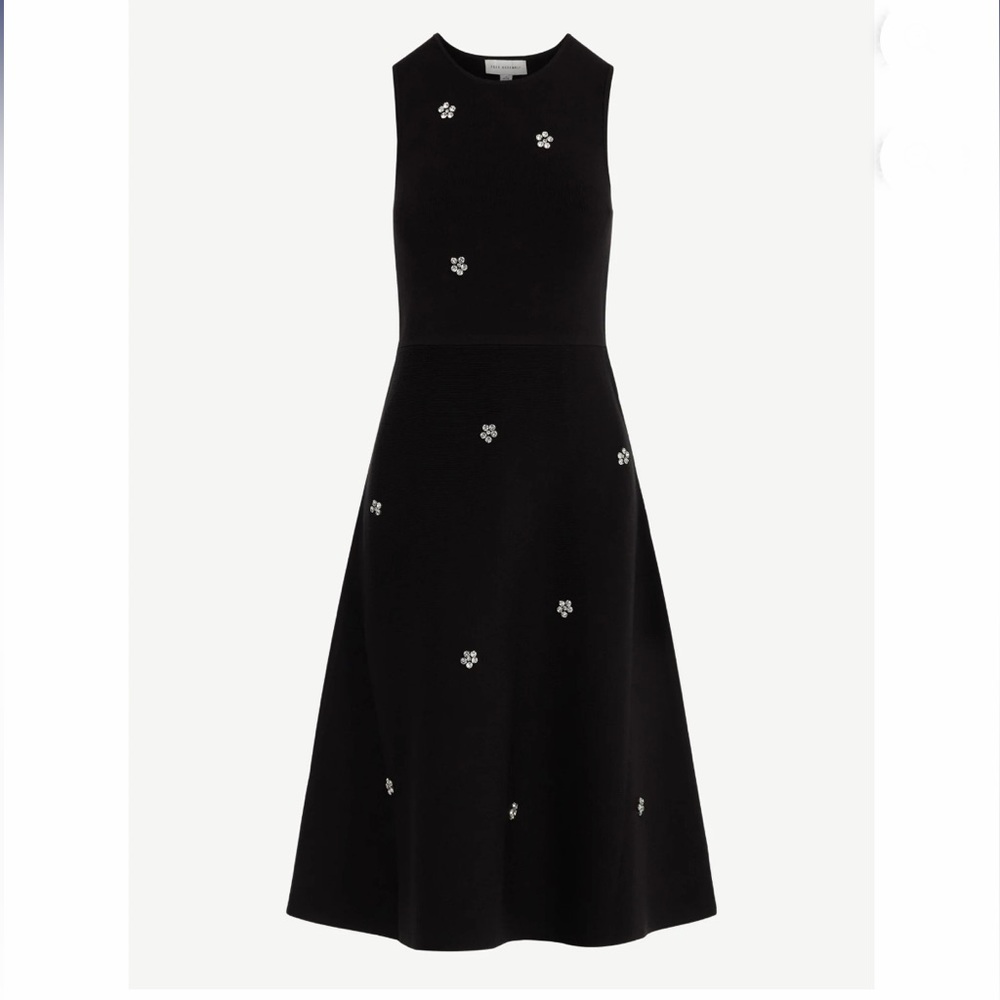 Free Assembly Women's Beaded Sleeveless Midi Sweater Dress size M